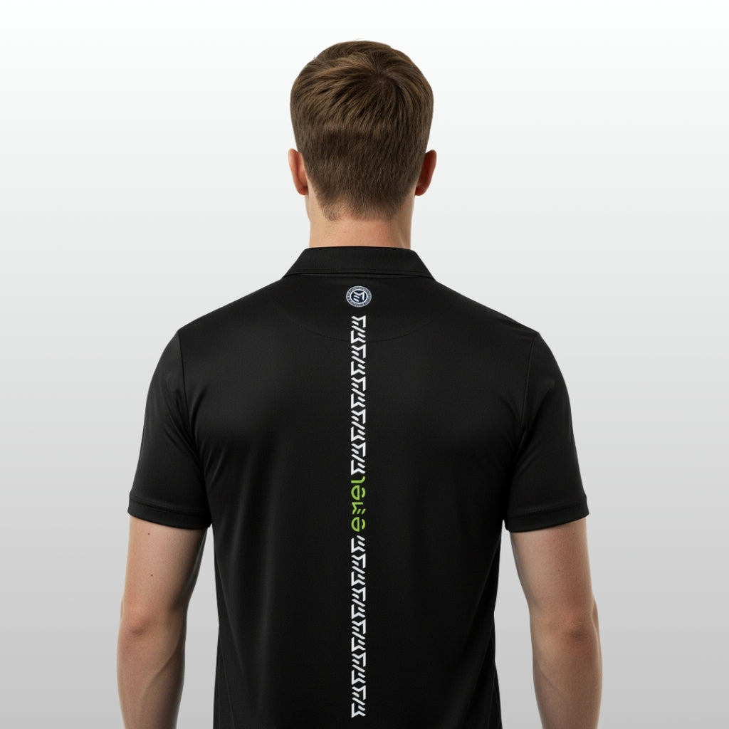 SPINA POLO SHIRT BLACK
