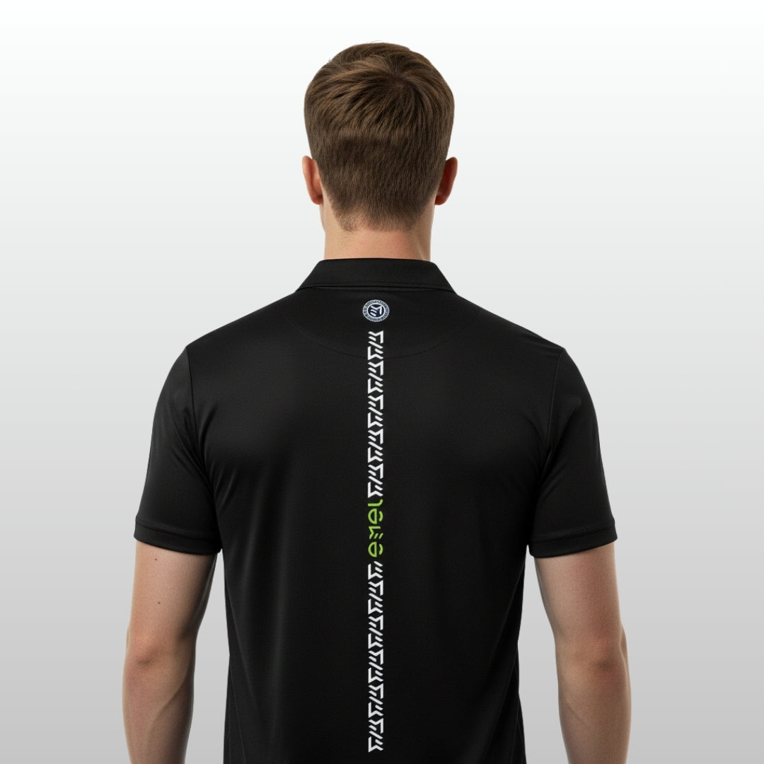 SPINA POLO SHIRT BLACK