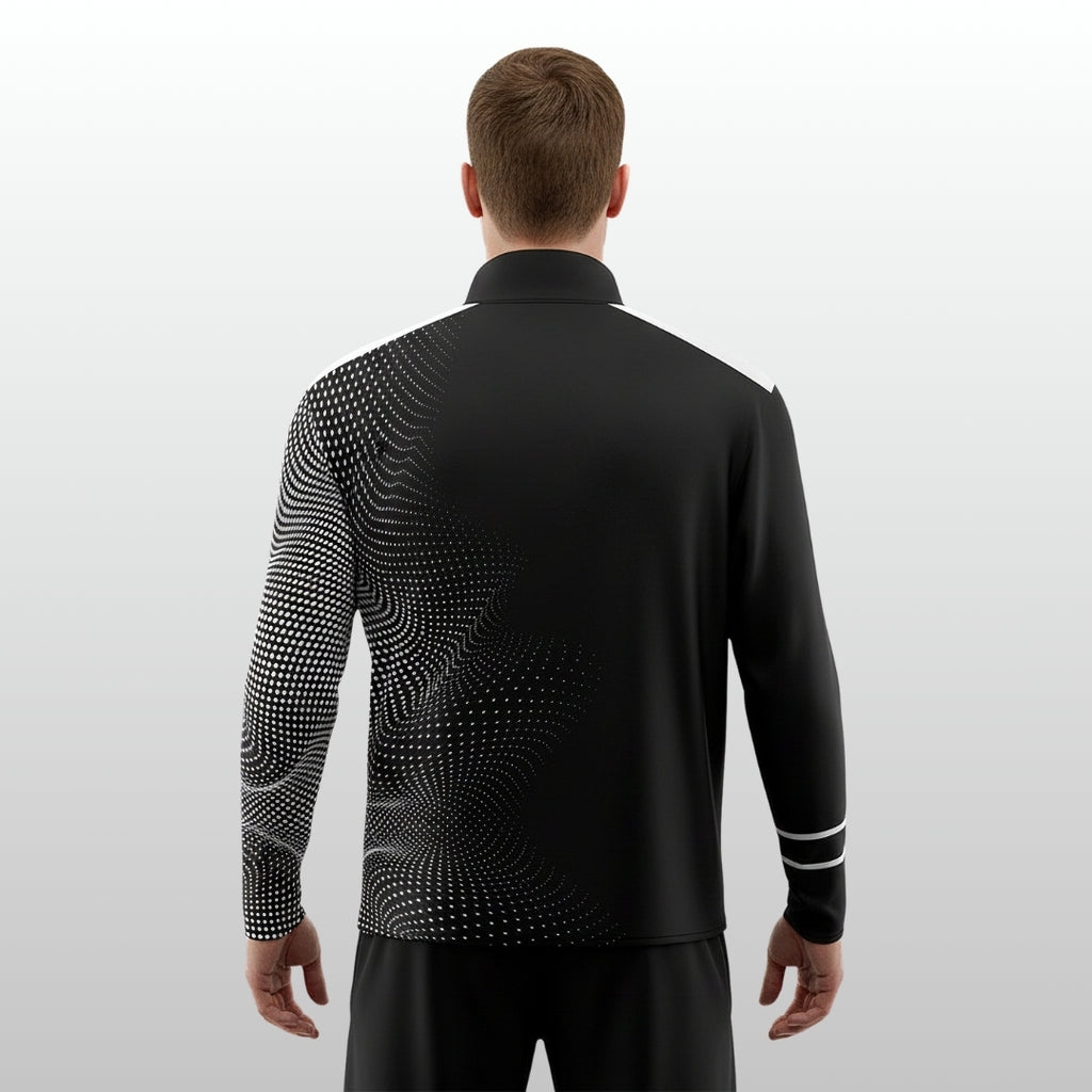 MAVSTAR MID LAYER QUARTER ZIP BLACK