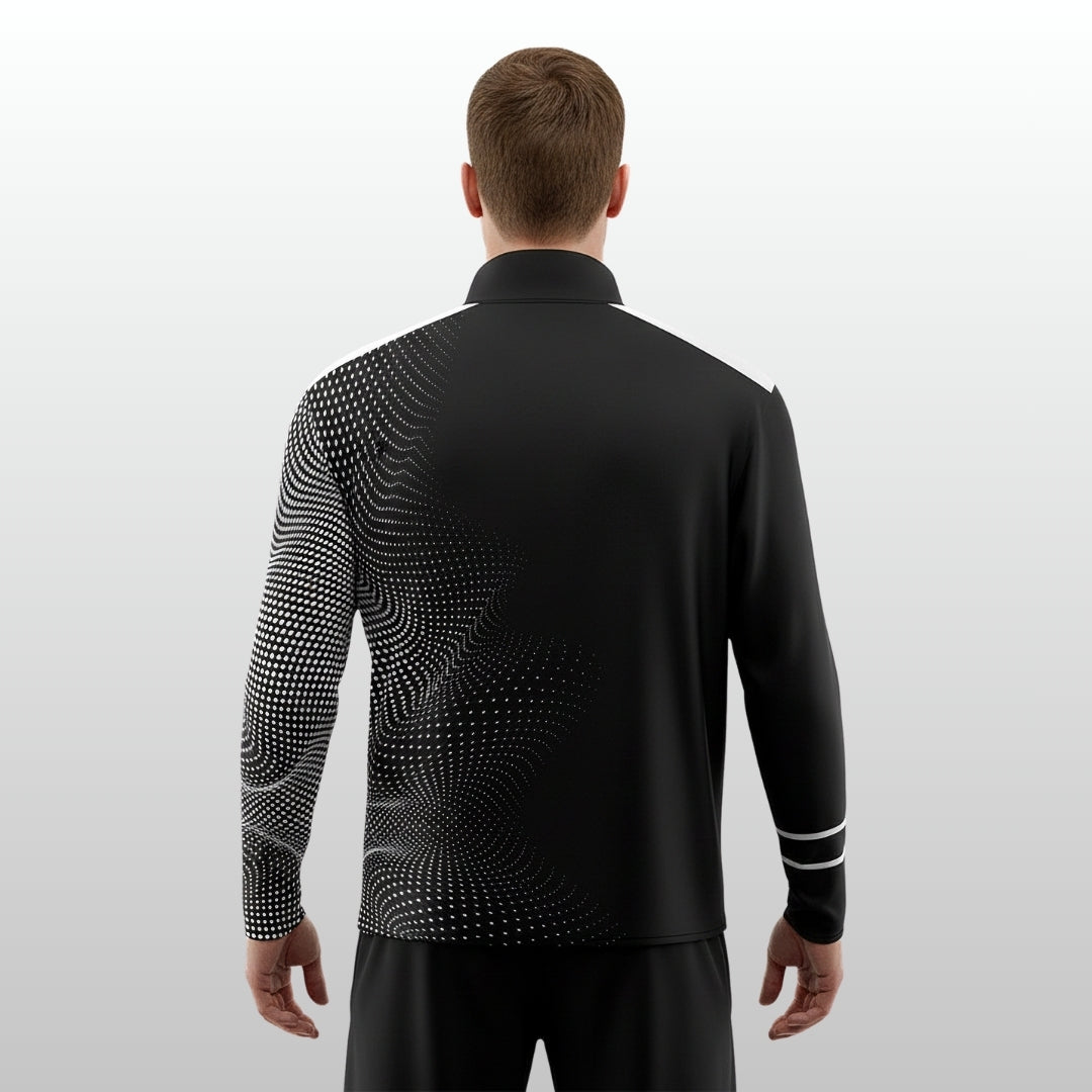 MAVSTAR MID LAYER QUARTER ZIP BLACK