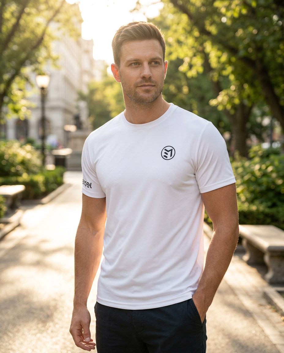 ICON GYM SHIRT ICE-WHITE