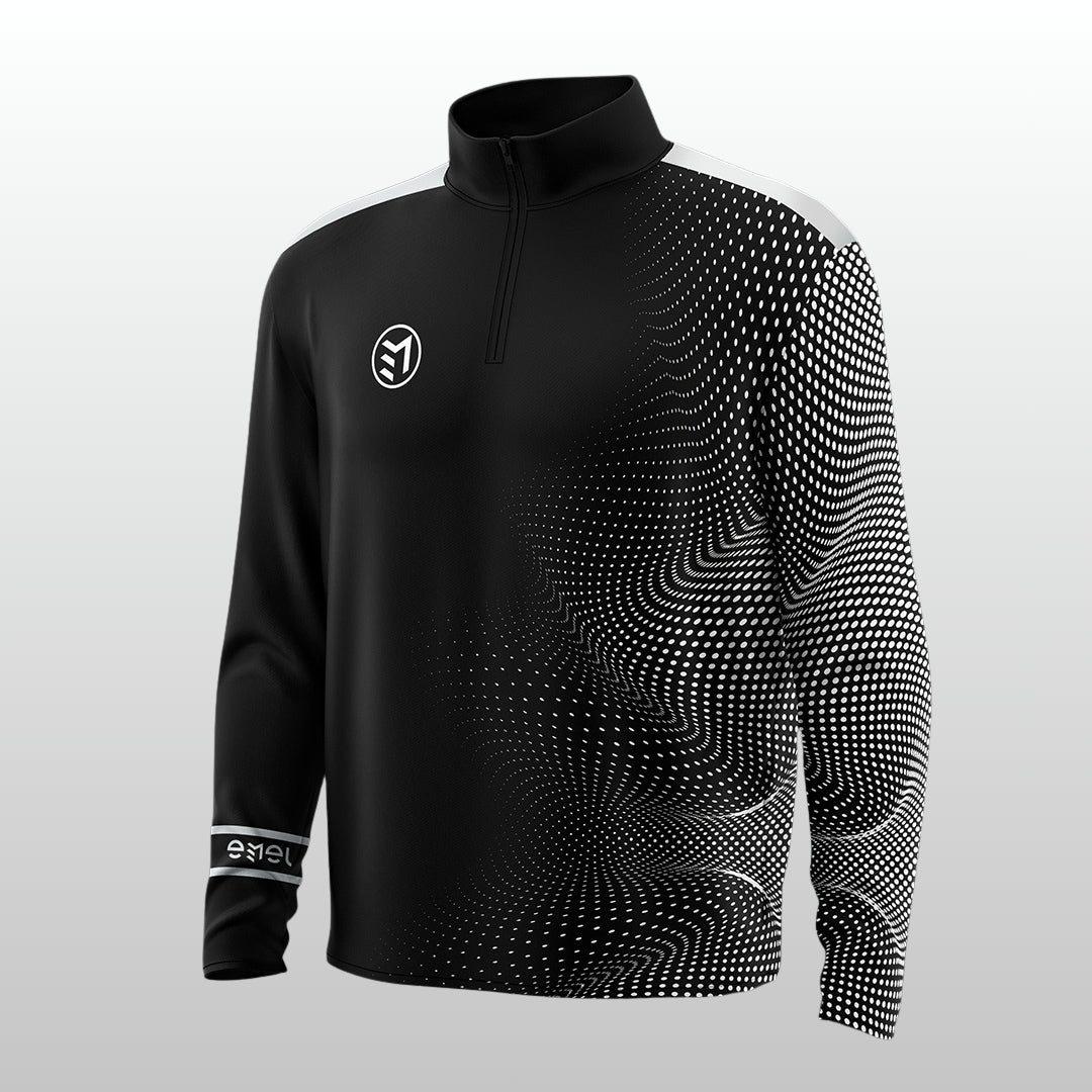 MAVSTAR MID LAYER QUARTER ZIP BLACK