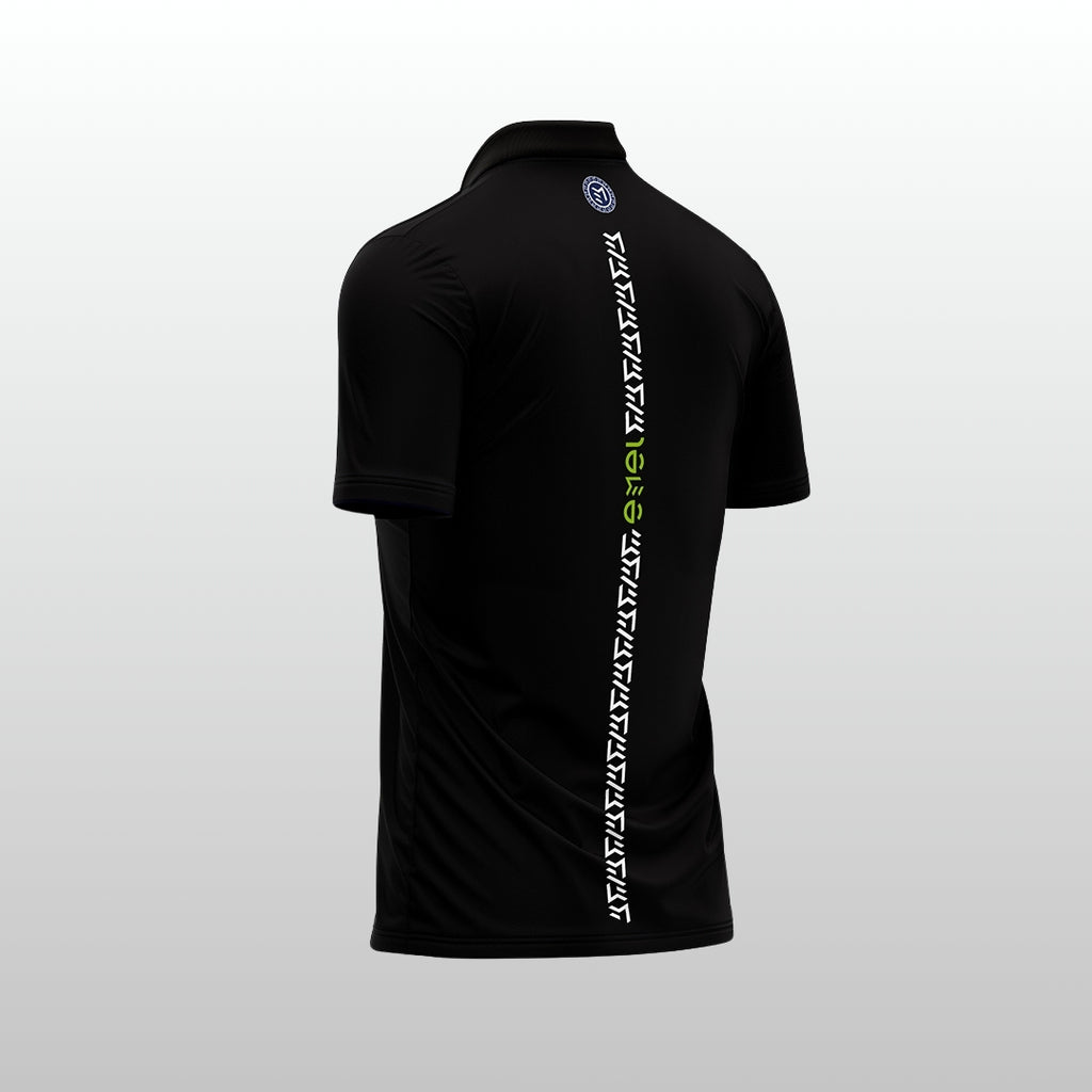 SPINA POLO SHIRT BLACK