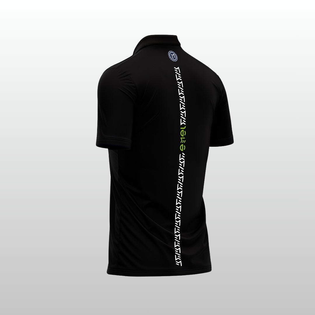 SPINA POLO SHIRT BLACK