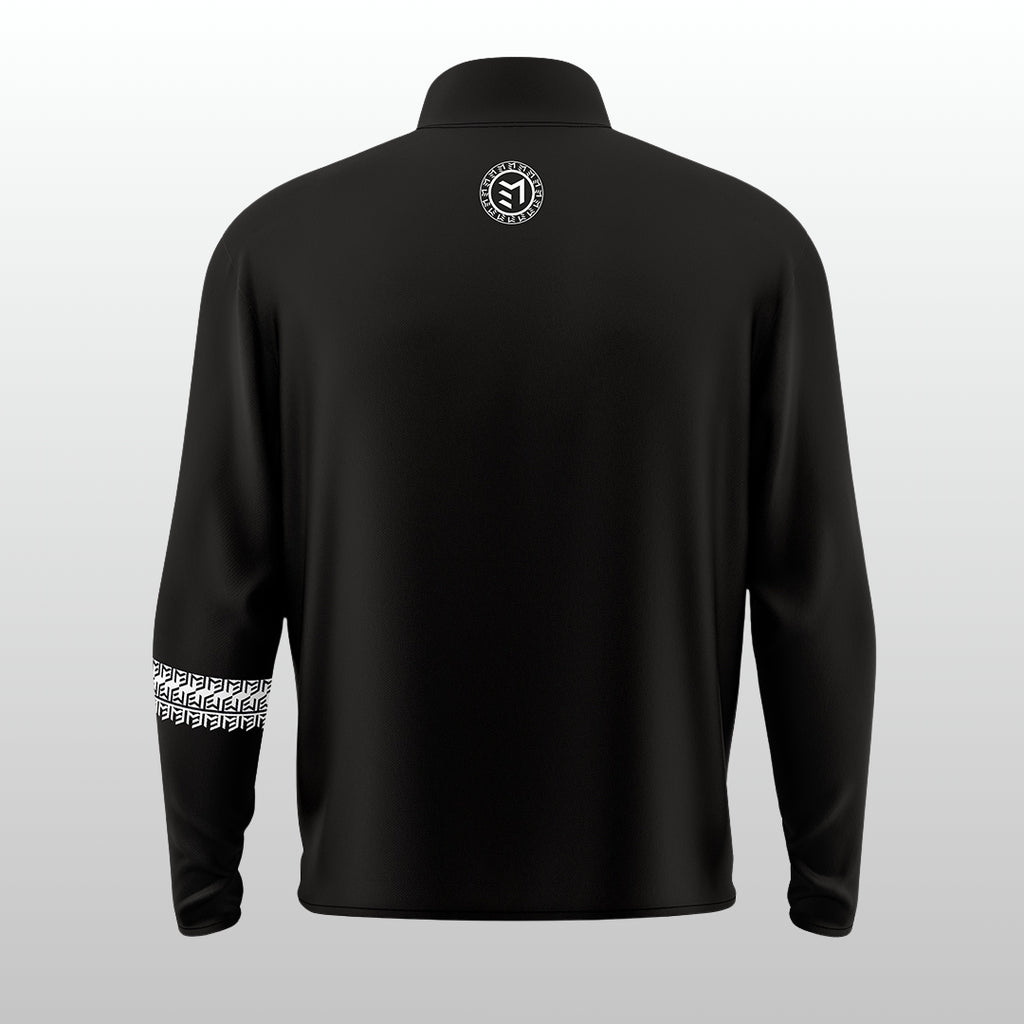 MAVAM MID LAYER QUARTER ZIP BLACK