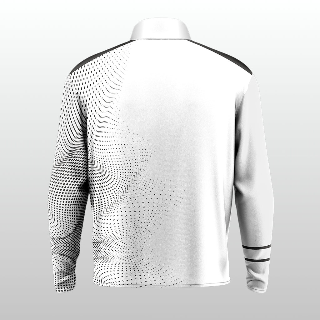 MAVSTAR MID LAYER QUARTER ZIP ICE WHITE