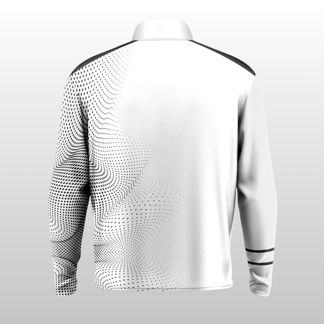 MAVSTAR MID LAYER QUARTER ZIP ICE WHITE